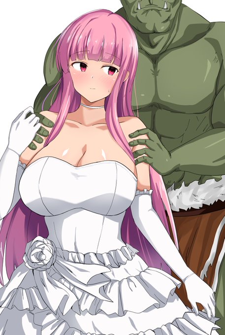 skebリクエストありがとうございました!知らないキャラでしたが楽しく描けました〜マリアンヌさんです 