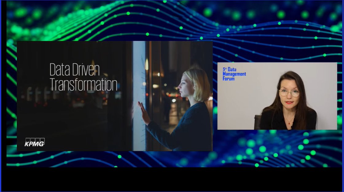 KPMGCyprus's tweet photo. Vanja Radivojevic, Data &amp; Analytics Lead, IT Advisory, is the Chairwoman at the 5th Data Management Forum, which is taking place today, online. The Forum is presenting the international trends and developments regarding #datamanagement in business #dataforumcy https://t.co/k0zF8JLoCi