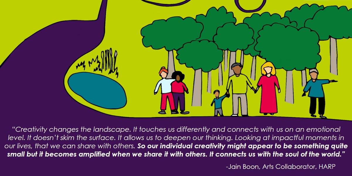 We sat down with artist and trauma informed practitioner, <a href="/la_boon/">Jain Boon</a> from the HARP (Health Arts Research People) programme to talk about the transformative power of art + how creativity can help us make sense of a very complex world. #ArtsHealth Read more 👉bit.ly/3IeeTsx