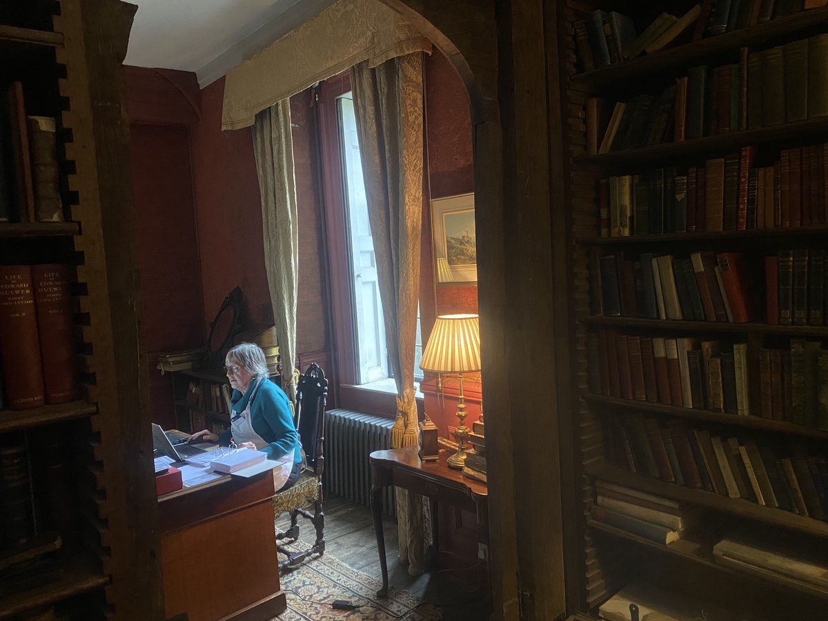 WHorsleyPlace's tweet photo. It is wonderful how much progress our @TheArtsSociety_ volunteers have made recording, cleaning and assessing our precious book collection! We can’t wait to welcome them back in spring.
#westhorsleyplace #discoverourheritage https://t.co/R2sM5TU3Ss