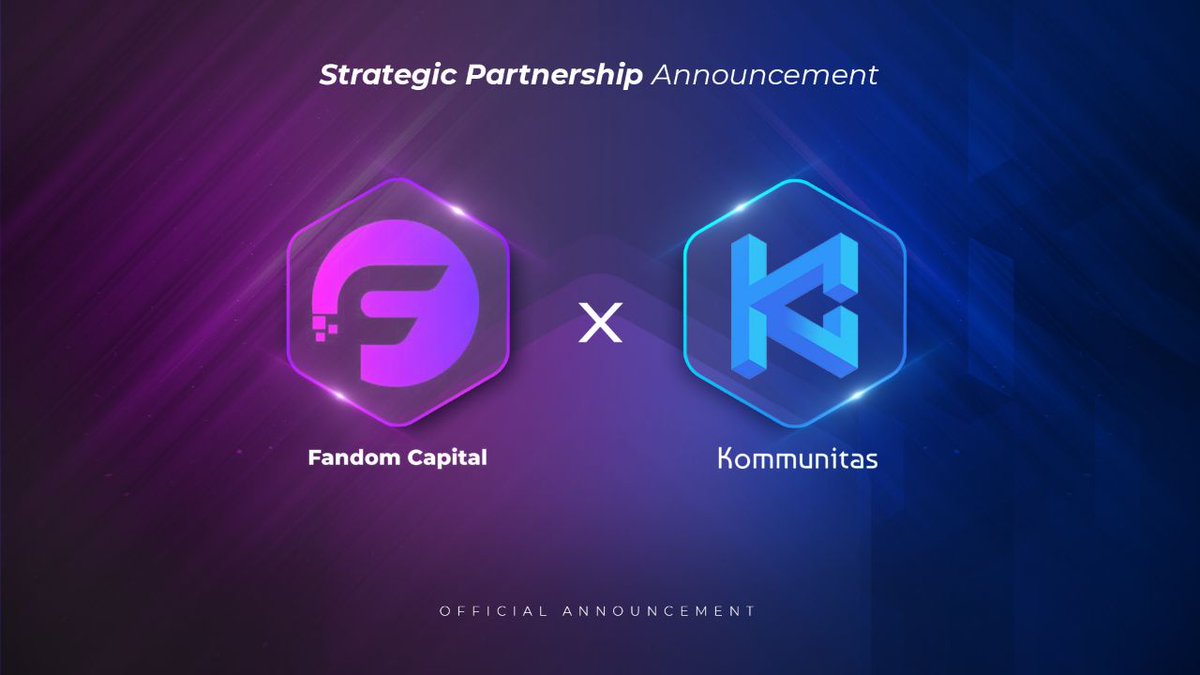 fandom_capital's tweet photo. We are pleased to announce Strategic Partnership with @Kommunitas1 Kommunitas Is a decentralized and tier-less Launchpad. Kommunitas is the solution for Multi Chain oriented projects. Kommunitas welcomes project from various blockchain like Polygon, BSC, Ethereum, Avalanche, etc https://t.co/p82lVrLCUX