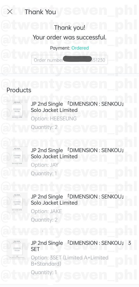 mondaycrumbs's tweet photo. #27_proofs // #27_updates
ENHYPEN DIMENSION: SENKOU JP ALBUMS (weverse global)
ENHYPEN DIMENSION: FLASH
— 2 heeseung solo jacket
— 2 jake solo jacket
— 1 jay solo jacket
— 1 3-set
please be advised that shipping will start om may 2nd ~ may 11, 2022 https://t.co/rqAG8ldLmd