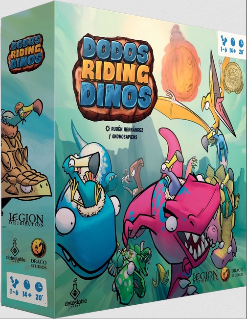 paradoxetempor1's tweet photo. Dodos Riding Dinos a débarqué chez #Legiondistribution, participez à ces courses loufoques ! 🙂
➡️ Article : https://t.co/mNg5LiYy3h
@StudiosDraco #detestablegames @Kickstarter #j2s #jeudesociete #course #boardgames https://t.co/hVXWaVpRmV