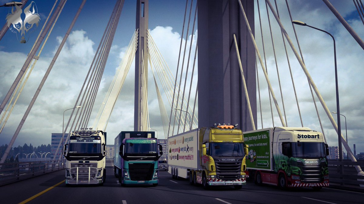 FamiliarForce's tweet photo. We keep discovering amazing places just like the Vantovyy Most Bridge in Saint Petersburg. 

Want to discover places like this, come and join us every Tuesday from 8pm. 

https://t.co/PMwxslSukM 

#SaintPetersburg #Trucking #ETS2 #18Wheeler #Twitch # https://t.co/8ebLyXIvlD