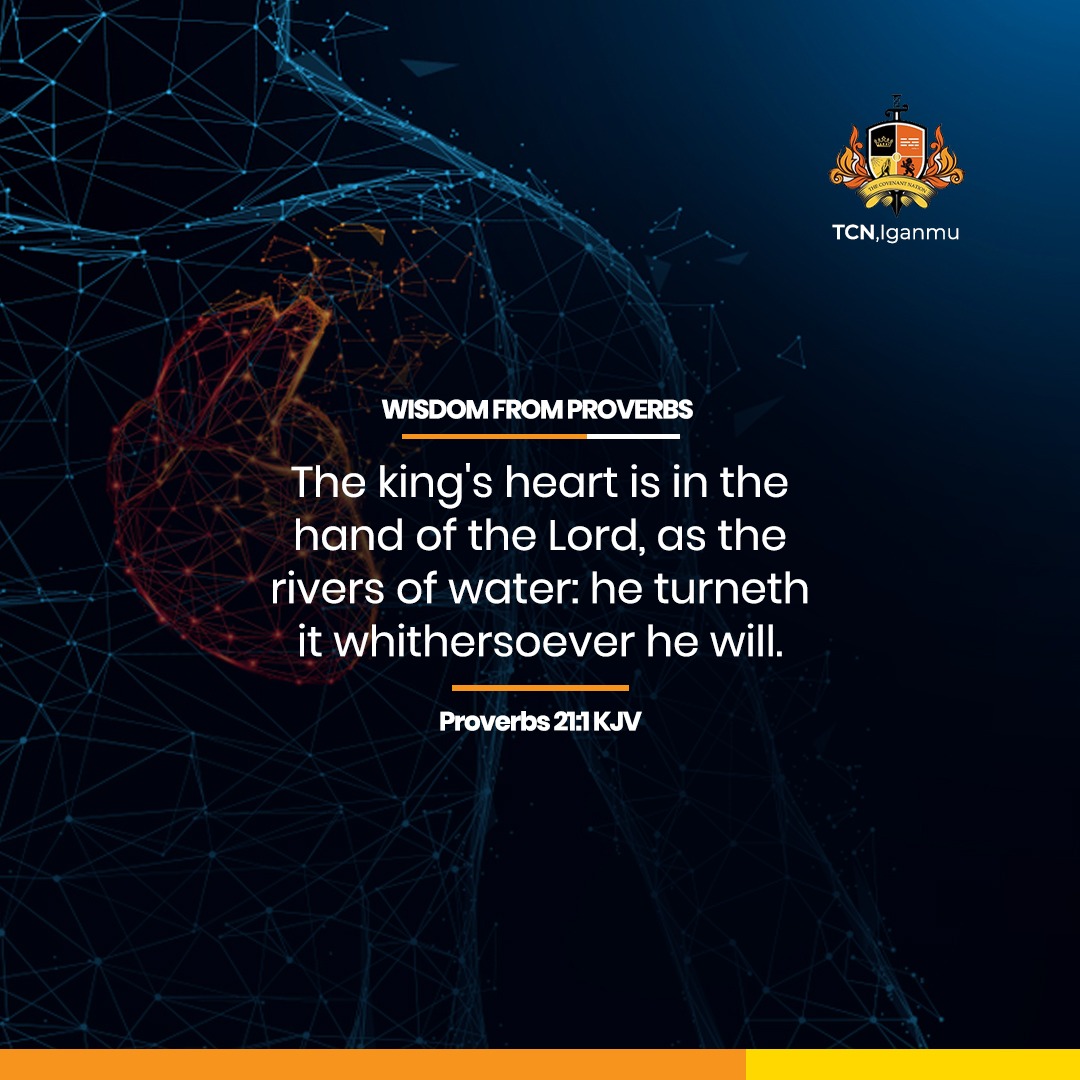TCNIganmu's tweet image. This is a good one if you are praying for your leaders. Hope it blesses you.

 #TheCovenantNation  #TCNIganmu  #WisdomFromProverbs