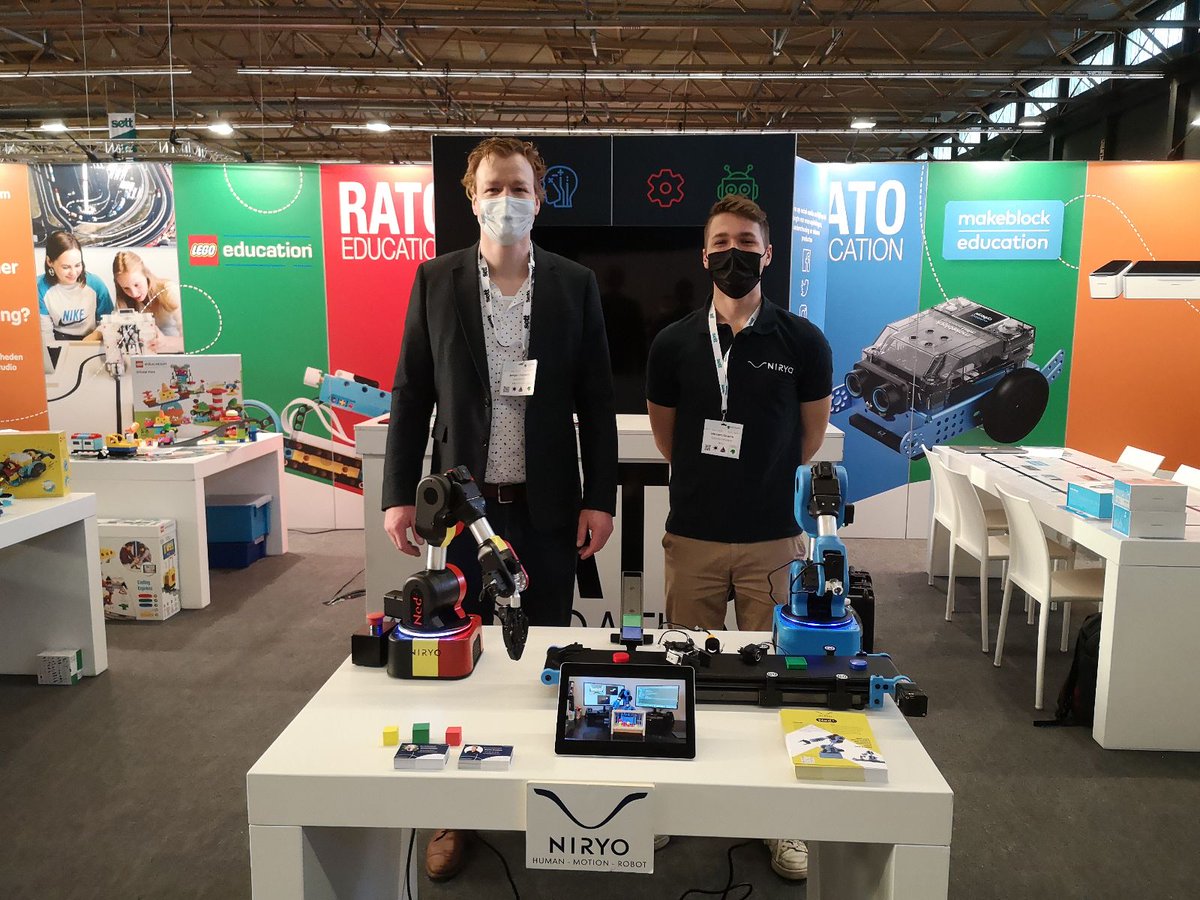 Niryo (@niryorobotics) on Twitter photo Aaaand... we're live at @SETTGent! When #robotics meets #education to shape the #future of professional and scholar #training, <a href="/NiryoRobotics/">Niryo</a> and <a href="/RATOEducation/">RATO Education</a> must be around the corner for a fruitful collaboration. Let's meet at booth 8112! Aaaand... we're live at @SETTGent! When #robotics meets #education to shape the #future of professional and scholar #training, <a href="/NiryoRobotics/">Niryo</a> and <a href="/RATOEducation/">RATO Education</a> must be around the corner for a fruitful collaboration. Let's meet at booth 8112!