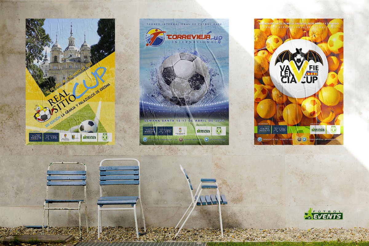 😍🖼️ ¡Ya tenemos los carteles de algunos de nuestros torneos del 2022!

🏆 <a href="/realsitiocup/">Real Sitio Cup</a> 

🏆 <a href="/TorreviejaCup/">Torrevieja Int. Cup</a> 

🏆 <a href="/ValenciaFIECup/">Valencia FIE Cup</a> 

📝📱 <a href="/futbolinevents/">Futbol In Events</a>