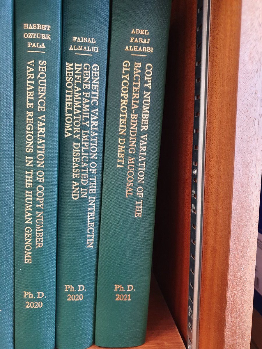 Well done to Adel Alharb! We don't need to have printed theses anymore but there is something satisfying to a supervisor to see the final bound piece of scholarly research work! <a href="/doctoralcollege/">The Doctoral College</a>