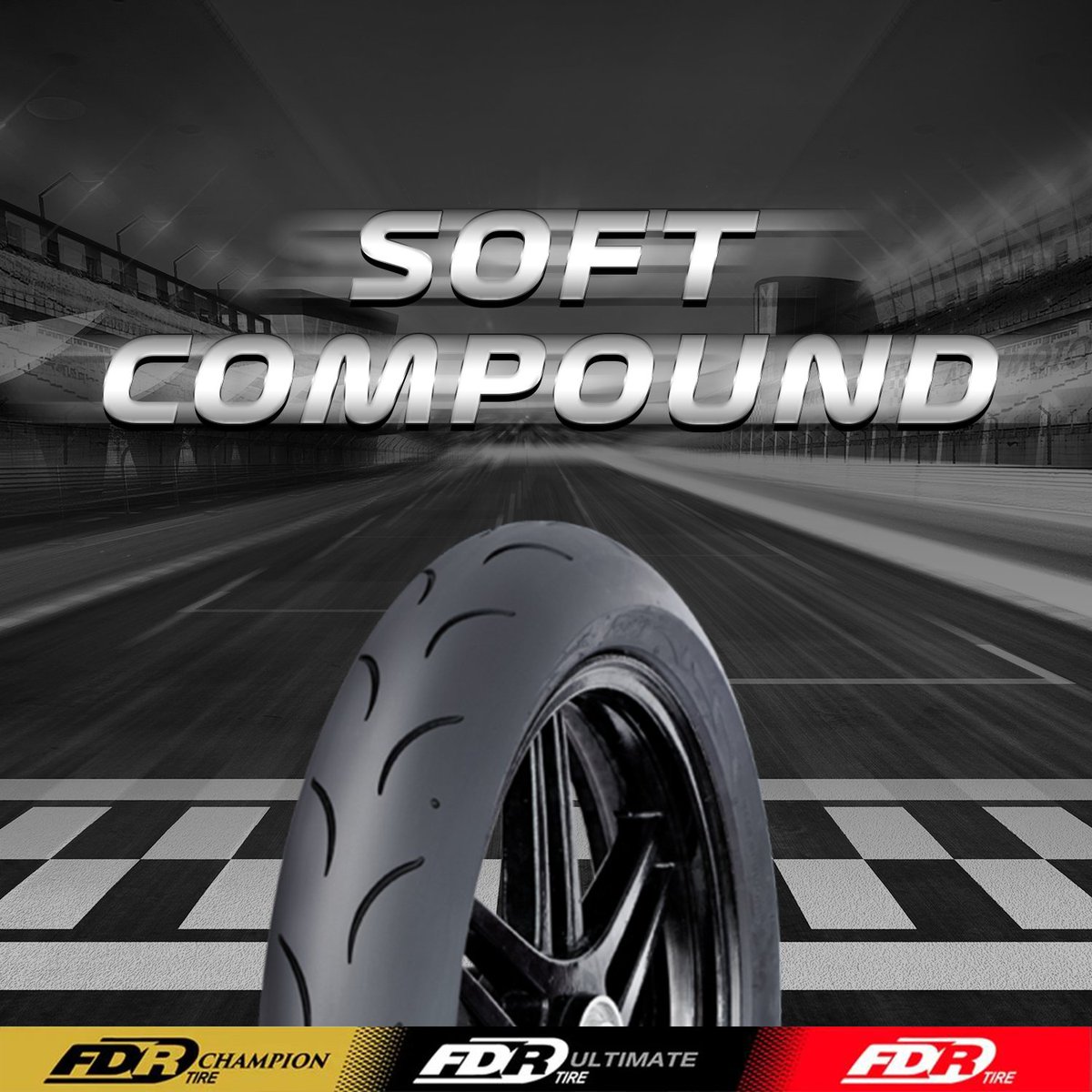 Ban Soft Compound adalah ban yang material bannya lebih lembut sehingga daya cengkramnya ke jalan lebih baik. Walau banyak yang menghindari penggunaan ban ini untuk sehari-hari, dikarenakan cepat aus. Tapi banyak juga yang pakai untuk sehari - hari karena kemampuannya dijalan.