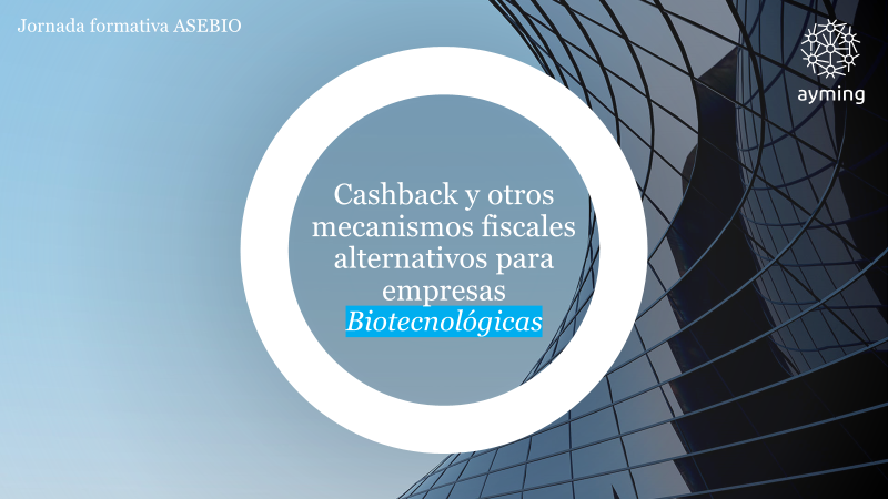 ayming_es's tweet photo. 🔵Comenzamos con @AseBio la #FormaciónASEBIO sobre #Cashback y otros mecanismos fiscales alternativos para empresas #biotech. Nos acompaña #Algenex.
Interviene Cristina Cortés, Manager de Innovation Performance especializada en Biotecnología. https://t.co/9jSyu5KnD5