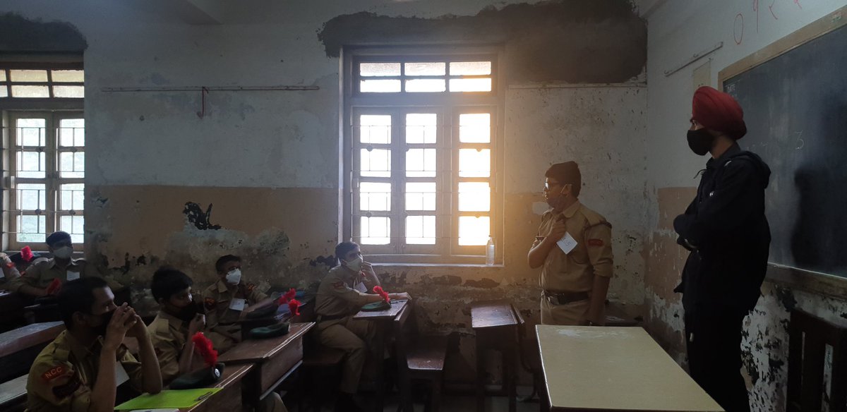 On 20/2/2022 the 'A'  certificate examination was conducted for NCC cadets of 4 MAH SIG COY at New Hindi High School(Ghatkopar) 2 ANO 5 PI staff and 14 cadets were present.
<a href="/HQ_DG_NCC/">National Cadet Corps</a> 
<a href="/ncc_dte/">Maharashtra NCC Dte</a> 
<a href="/mumbai_group/">Team Mumbai A Group</a>