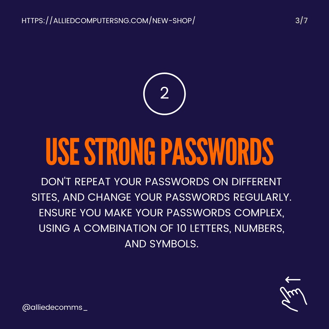 alliedecomms_'s tweet photo. @CJMOOREPLUG Yes very true. We put together some ways that you can avoid being a victim of cyberattack. You might find them useful. https://t.co/FbyZKEezHv