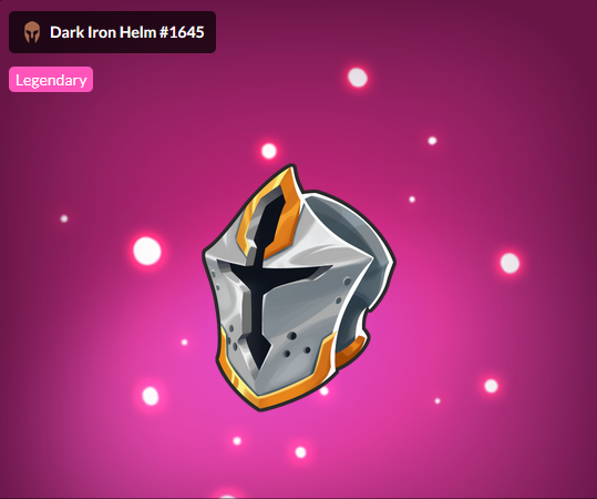 daylight_jumpen's tweet photo. Black Iron Helm Tantrier, a knight known for his great strength. Built of a special black iron and providing strong defense. Only legendary Warrior can use Tantrier`s Helm to save or destroy the world. #EBA @ElpisBattle https://t.co/TtR7vG9SCJ