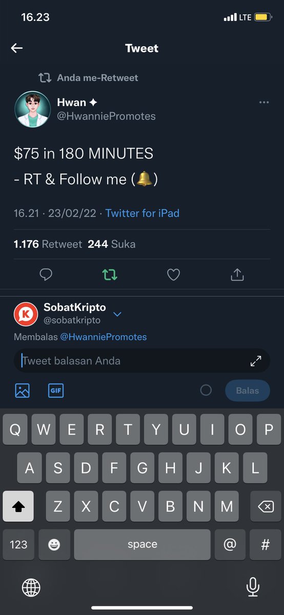 sobatkripto's tweet photo. @HwanniePromotes Done Sir !
RT this tweet ✅
Follow your account and notif ON   ✅

Wish Me Luck 🌟
Thank you, Good Luck for Your Project 🙋🏻‍♂️ https://t.co/hWGatuPfHN