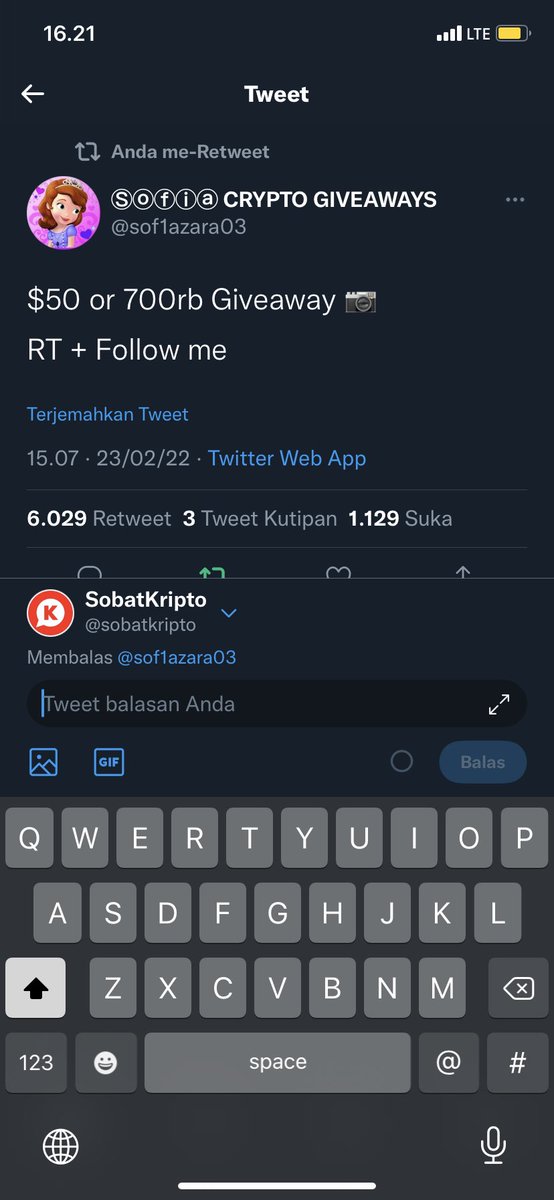 sobatkripto's tweet photo. @sof1azara03 Done Sofia !
RT this tweet ✅
Follow your account   ✅

Wish Me Luck 🌟
Thank you, Good Luck for Your Project 🙋🏻‍♂️ https://t.co/gQxtiV1vd9
