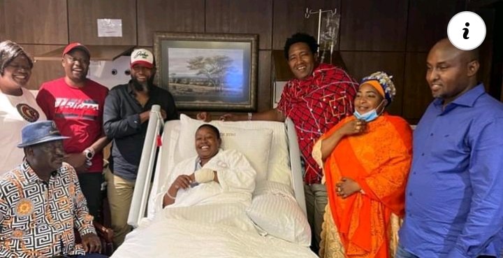 Baringopundit's tweet photo. Thanks to Nairobi hospital doctors who worked tirelessly to make sure that Sabina chege attended #Sagana3 . We kenyans are very humbled.
#lowerfoodprices
#saganadeclaration 
#IgnoreSafaricom https://t.co/heEpY9ILIr