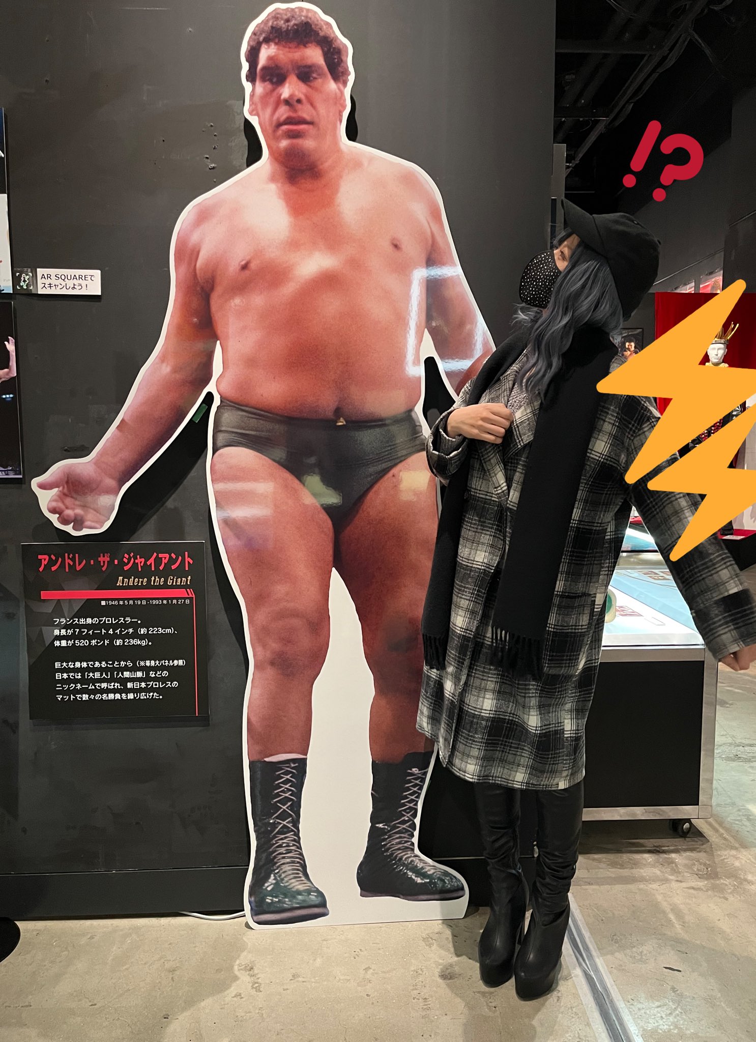 アンドレ・ザ・ジャイアント コスチューム 大人男性用 コスプレ