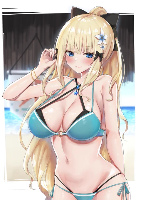 👀 #くそ寒いので水着絵を貼る 
