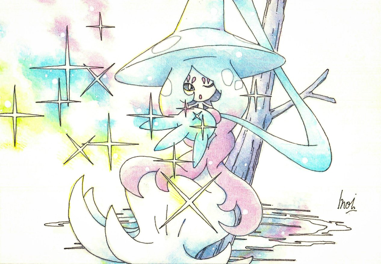 Inori 今日のポケモン図鑑 No 851 ブリムオンの まほうのこな T Co Isdbgerlew Twitter
