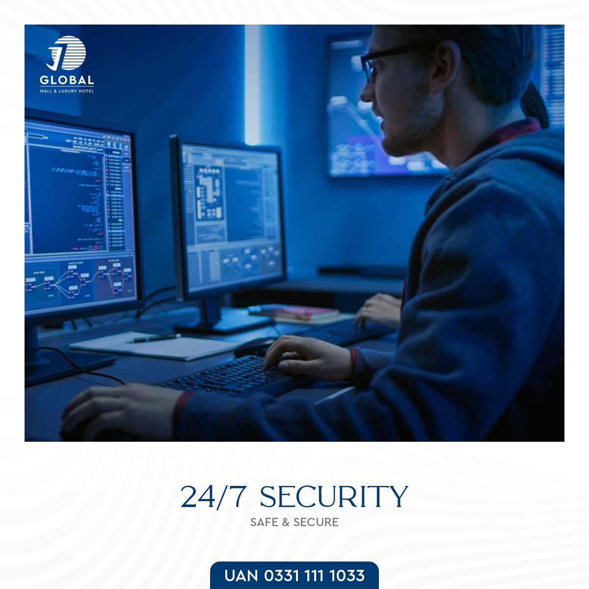 j7_global's tweet photo. J7 Global Mall &amp; Luxury Hotel provides 24/7 CCTV camera service under the surveillance of our professional camera operator which keeps J7 Global safe and secure.
So,  Book Your Unit With a 25% Down Payment Only.
Offering Easy Payment Plan Of 4 Years.
Discuss More At 0331-111-1033 https://t.co/5fVpglFsM6