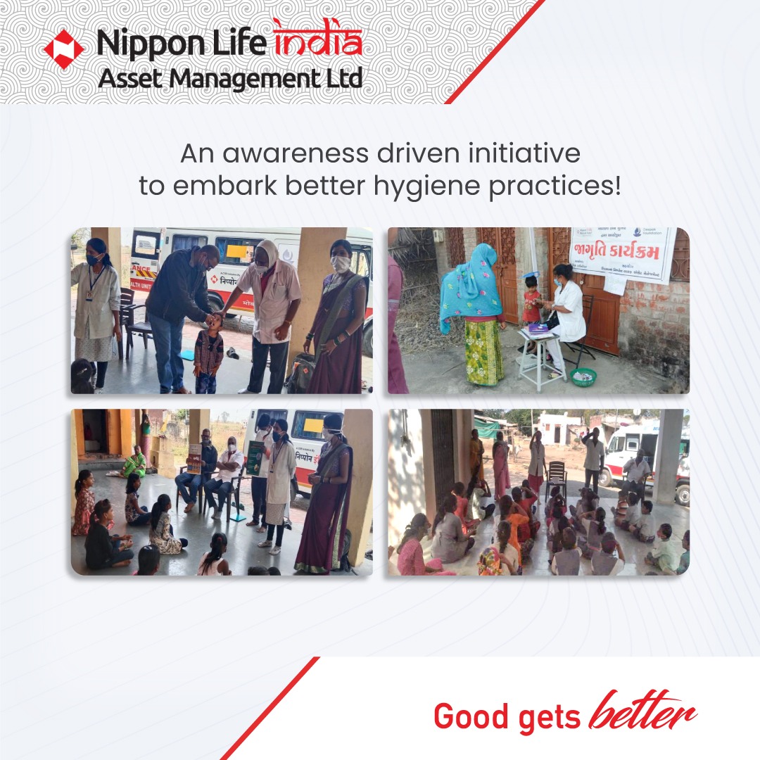 NipponIndiaMF's tweet photo. In association with the Ministry of Health and Family Welfare, we celebrated the National Deworming Day by providing the kids Soil-Transmitted Helminths and hereby spreading awareness about hygiene practices.

#NipponIndiaMutualFund #SocialWork #HelpingSociety https://t.co/XVXYVr0UUK
