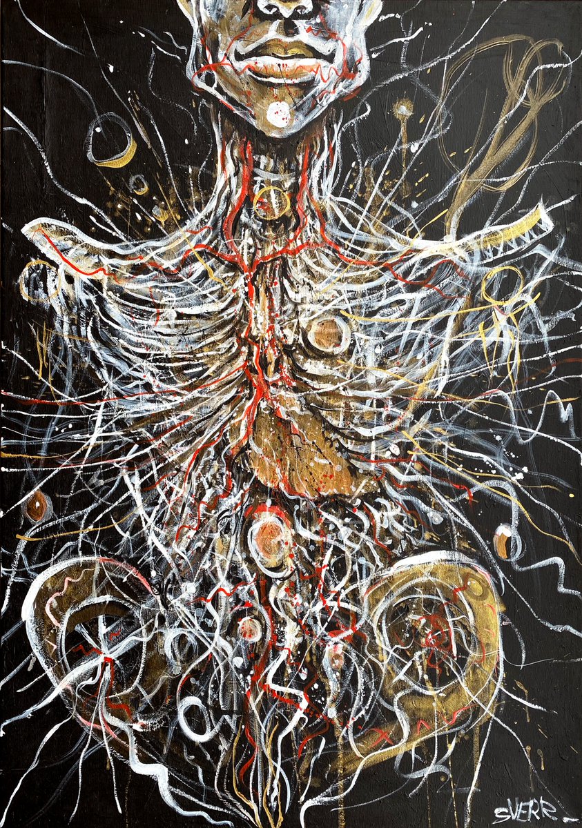 Dr_Sverr's tweet photo. Hi all, starting the first NFT🤚🎉

☝🏼Man is the most complexly constructed organism, it is impossible to convey everything in one canvas, a burst of emotion and abstraction can only allow you to feel all the greatness of human flesh.🤯
https://t.co/7OuipJNkdy
#nft #NFTCommunity https://t.co/xZf2XGTz6w