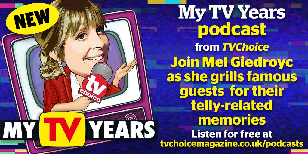 TVChoice's tweet image. Our new podcast, hosted by #MelGiedroyc, is HERE!
In the first episode, Mel grills @TVSanjeev  - star of @UnforgottenTV - for his telly-related memories, including his friendship with Roger Moore and his love of Star Trek 📺
LISTEN HERE FOR FREE!
podfollow.com/my-tv-years-fr…