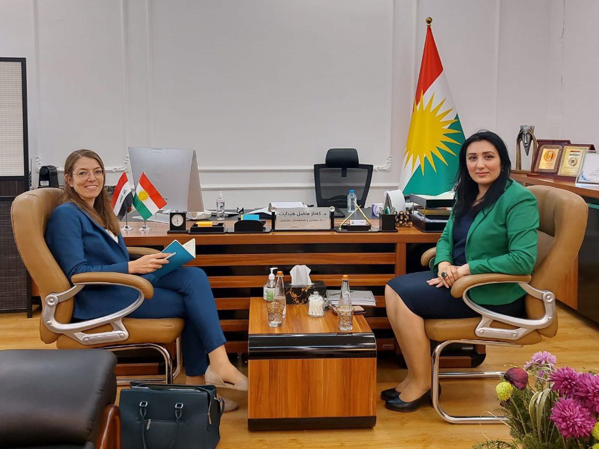 German Consulate Erbil on Twitter "Good talk with Dr. Kanar Hidayat