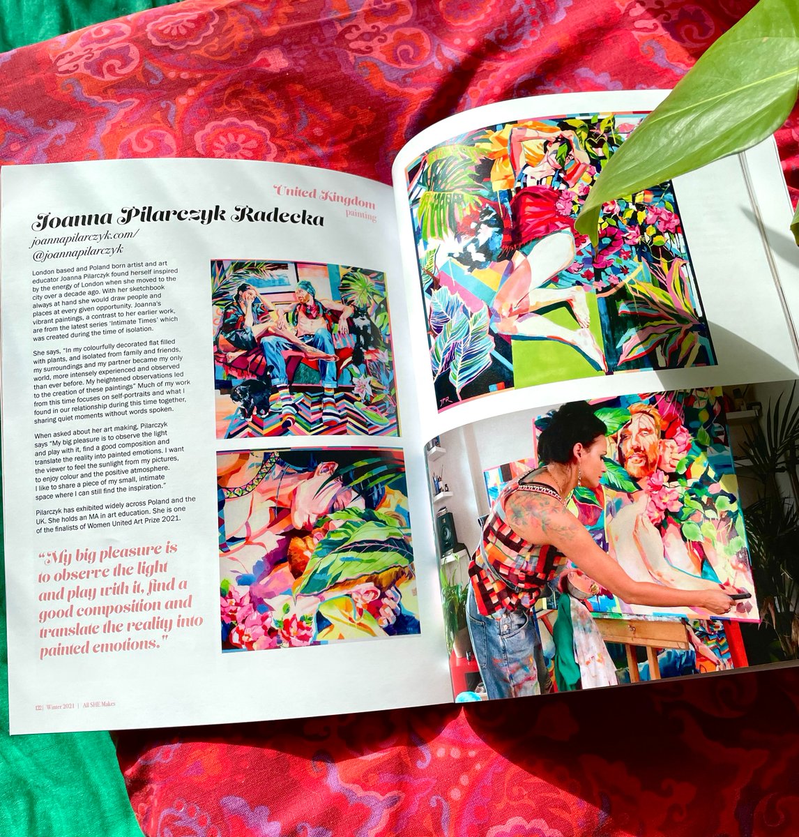 PilarczykJoanna's tweet photo. So pleased to have another publication featured my work in @allshemakes Magazine, Winter Issue IV. It looks amazing.
You can get the magazine here: https://t.co/8uKXLvsyTO
#artistpublication #allshemakes #artmagazine #contemporaryart #figurativeartist https://t.co/OusSEjA4z4