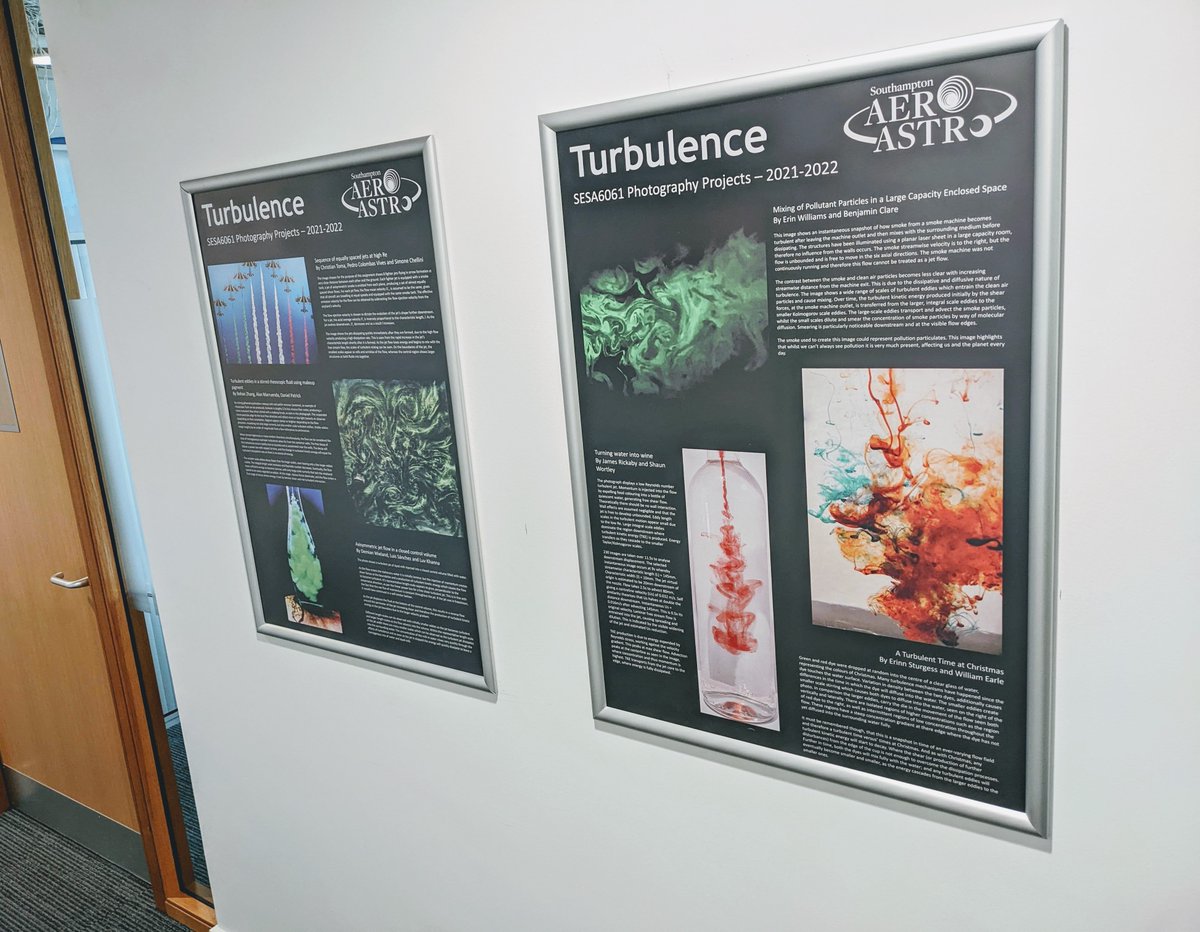 Christina Vanderwel (@c_vanderwel) on Twitter photo If you are at Boldrewood Campus in <a href="/UoSEngineering/">UoSEngineering</a>, you can now enjoy some beautiful photography (and learn about turbulence at the same time) on the walls on the 4th and 5th floors of B176! There's 5 posters in total - can you find them all? <a href="/UoSAeroAstro/">UoSAeroAstro</a> If you are at Boldrewood Campus in <a href="/UoSEngineering/">UoSEngineering</a>, you can now enjoy some beautiful photography (and learn about turbulence at the same time) on the walls on the 4th and 5th floors of B176! There's 5 posters in total - can you find them all? <a href="/UoSAeroAstro/">UoSAeroAstro</a>