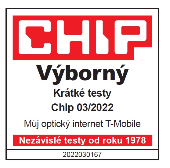 TMobile_CZE's tweet photo. Rychlost na maximum! Ne jedno, ne dvě, ale desítky měření prověřily naši optiku. Výsledkem je nezávislé ocenění CHIP Výborný. Dál propojujeme Česko kvalitním připojením!
#propojenazeme #ftth #tmobilecz #optickyinternet https://t.co/2HEtPXpmrW
