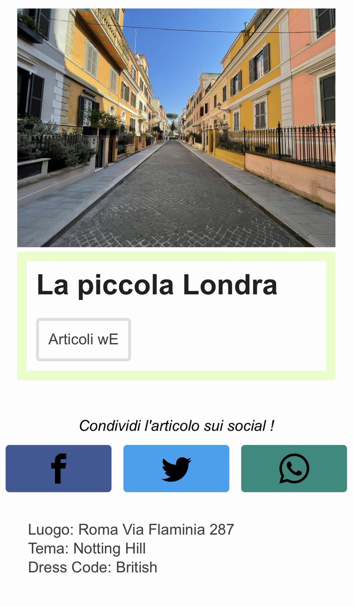 TuristiXHobby's tweet photo. Passeggiare in un quartiere di #roma come se fossimo a #londra 

@Roma @romamobilita @AnsaRomaLazio @romatoday @romatv 

https://t.co/pW80vorDYl https://t.co/3Gqxt5M28f