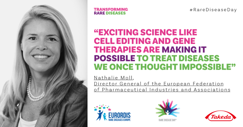 Parlimag's tweet photo. Capacity is crucial in the fight against rare diseases.

✍️ Ahead of #RareDiseaseDay, @EFPIA's Nathalie Moll writes on how we can incentivise innovation across the EU. 🔽 #ad