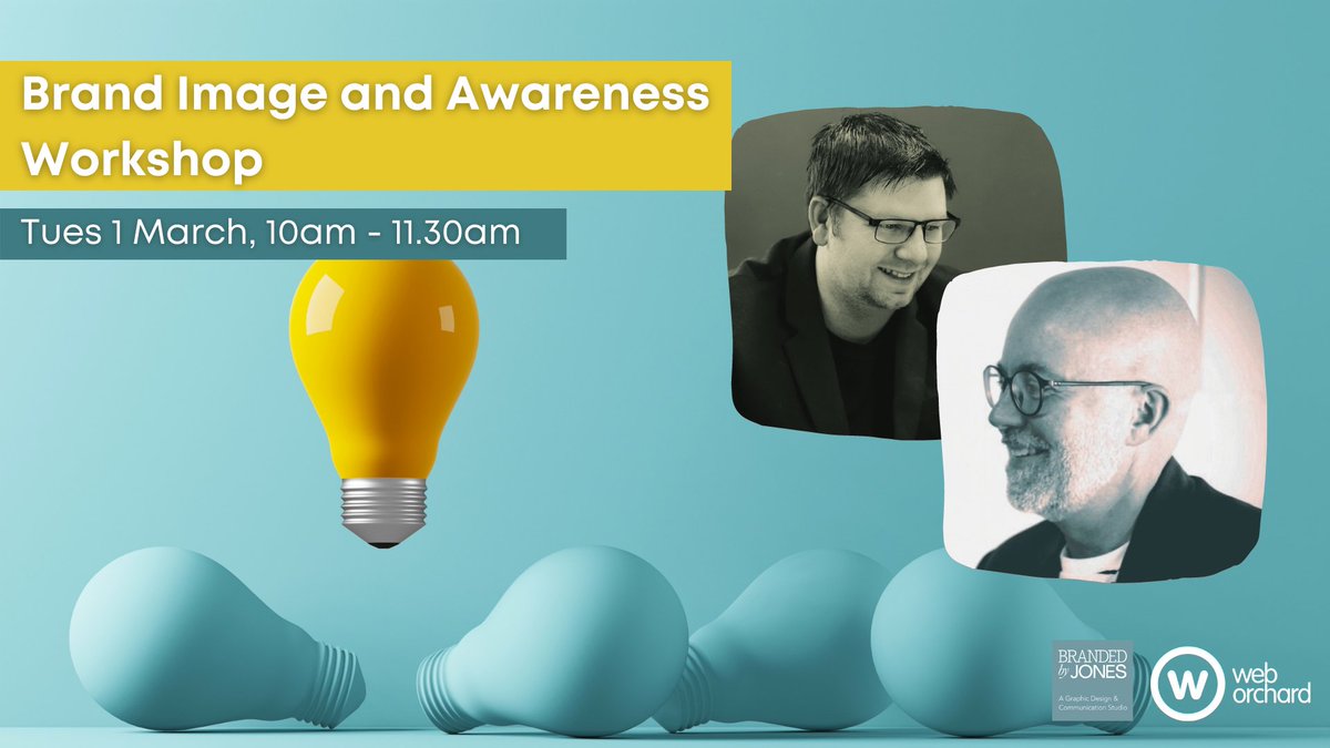 TheWebOrchard's tweet photo. There’s still time to sign up for our FREE online training workshop with @carljonesdesign – Brand Awareness. 

A great opportunity for those new to brand #marketing or seeking a refreshed perspective for your plans. 

Register now to book your place: https://t.co/89rrq2GtUd https://t.co/sLqIdgxznE