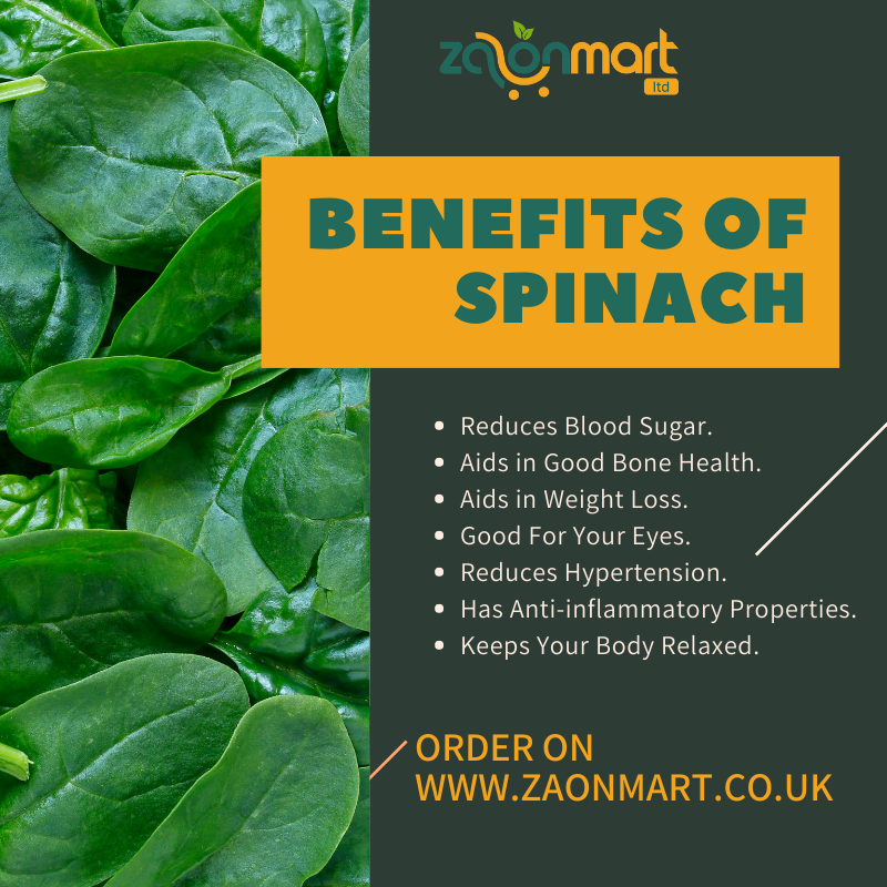zaonmart's tweet photo. Go ahead and add some spinach to your routine—in a smoothie, salad or an omelette. This nutrient-packed green is packed with vitamins, minerals and antioxidants. 😋
Order on https://t.co/JpHu9dy9sO

#London #food #Sheffied #foodie https://t.co/Stc96IM3jY