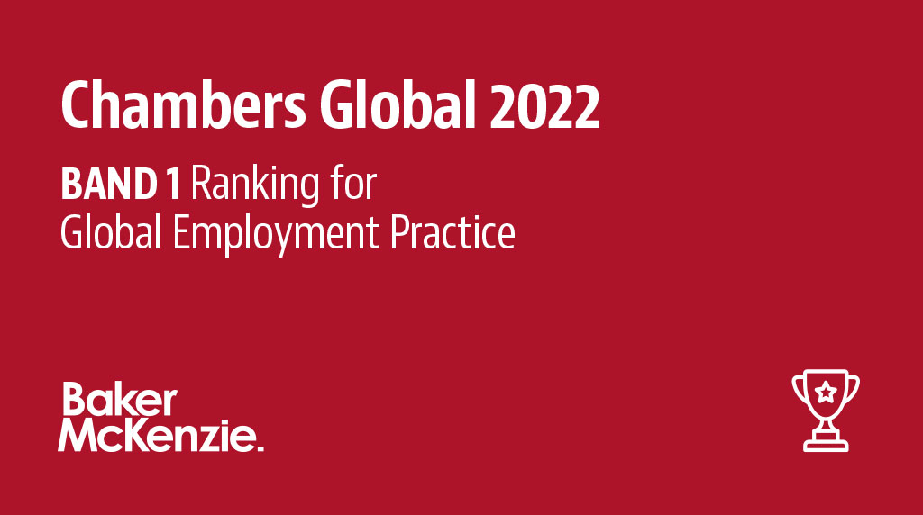 bakermckenzie's tweet photo. Our Global Employment Practice has been ranked band 1 by @ChambersGuides for the 12th consecutive year. We are the only firm to be ranked band 1 since the category's launch. Our Employee Benefits Practice has also ranked band 1 for the 2nd consecutive year https://t.co/vCqsITFtyx https://t.co/NoI7MpZjwx