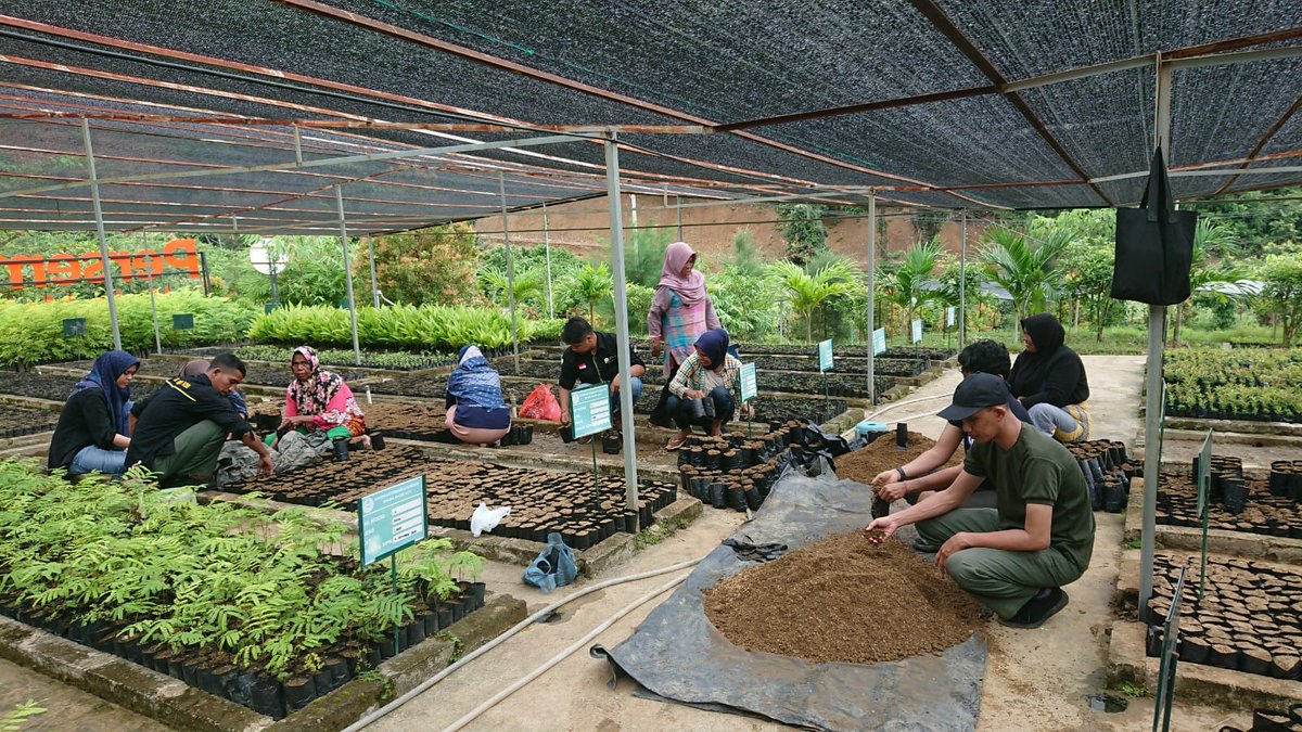 Bpdashlka's tweet photo. Hallo #sobathijau🌿 berikut merupakan kegiatan penyiapan media sebelum dilakukan persemaian
#ayomenanampohon https://t.co/q7Hn11Ck25