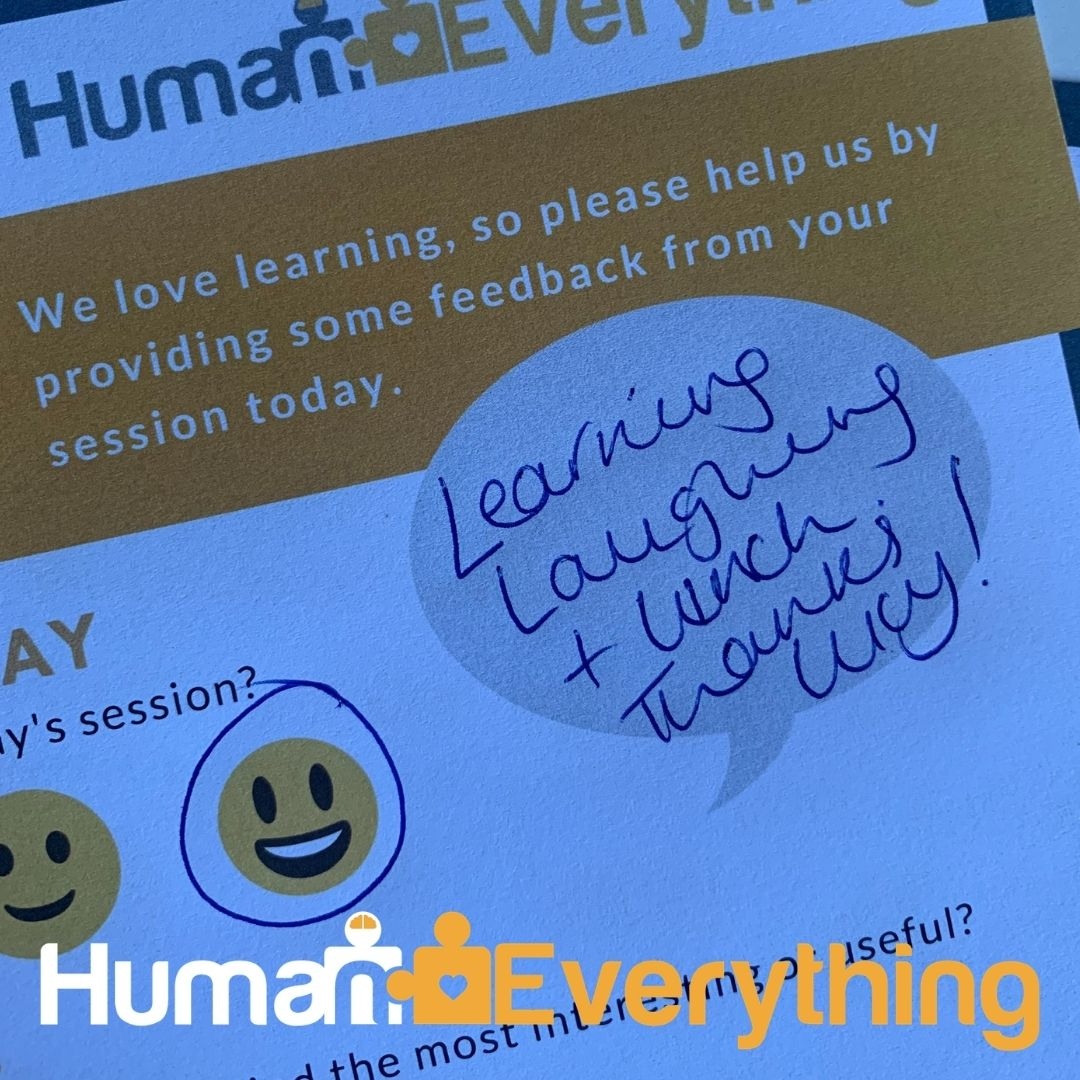 When we hold workshops our subject matter is important, whether its mental health, conflict or team development it can be some heavy subject matter... which is why a human connection makes great things happen. What's making you laugh at work today? 

#team #work #mentalhealth