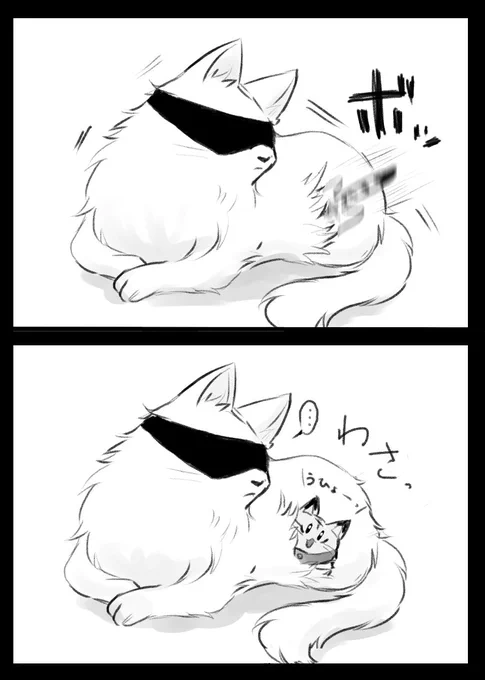 取り急ぎかきました🐱 