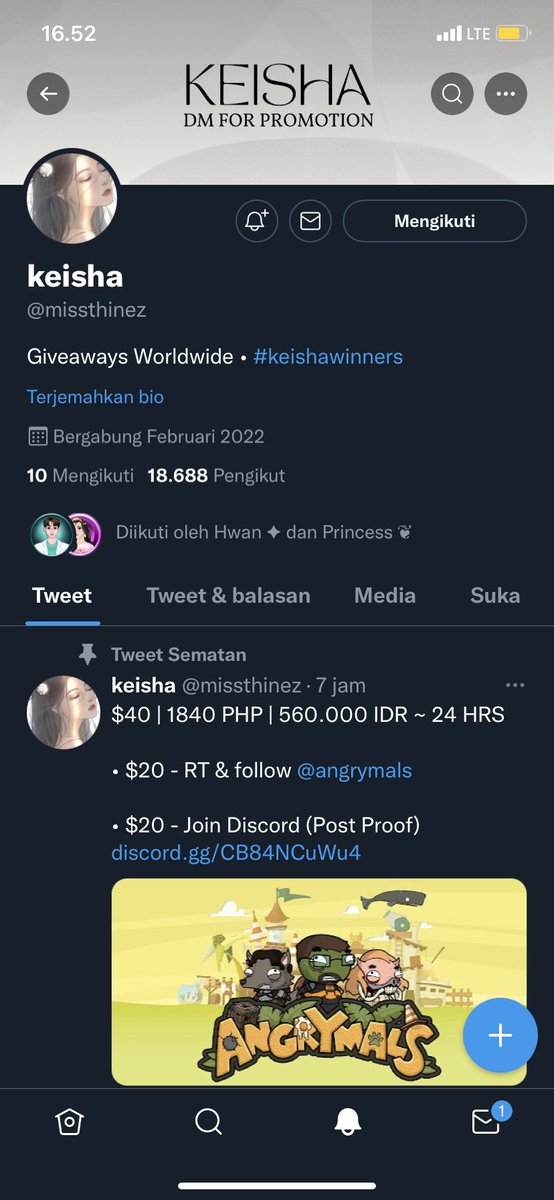 sobatkripto's tweet photo. @missthinez Done Keisha !
RT this tweet ✅
Follow your account   ✅

Wish Me Luck 🌟
Thank you, Good Luck for Your Project 🙋🏻‍♂️ https://t.co/WHHGSMtyjp