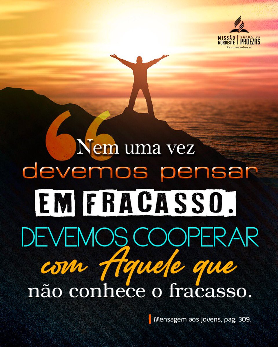 pastorotimar's tweet photo. “Quando Jesus havia posto sobre Si a toalha para lhes lavar o pó dos pés, desejava por aquele mesmo ato, lavar-lhes do coração a discórdia, o ciúme e o orgulho.” By @ellenwhite 

MM - 23 de Fevereiro/22 

#euoroas6horas
#pgmystyle 
#MNeprafrenteEpracima 
#MNeterraDEproezas https://t.co/f78SWjvS7f