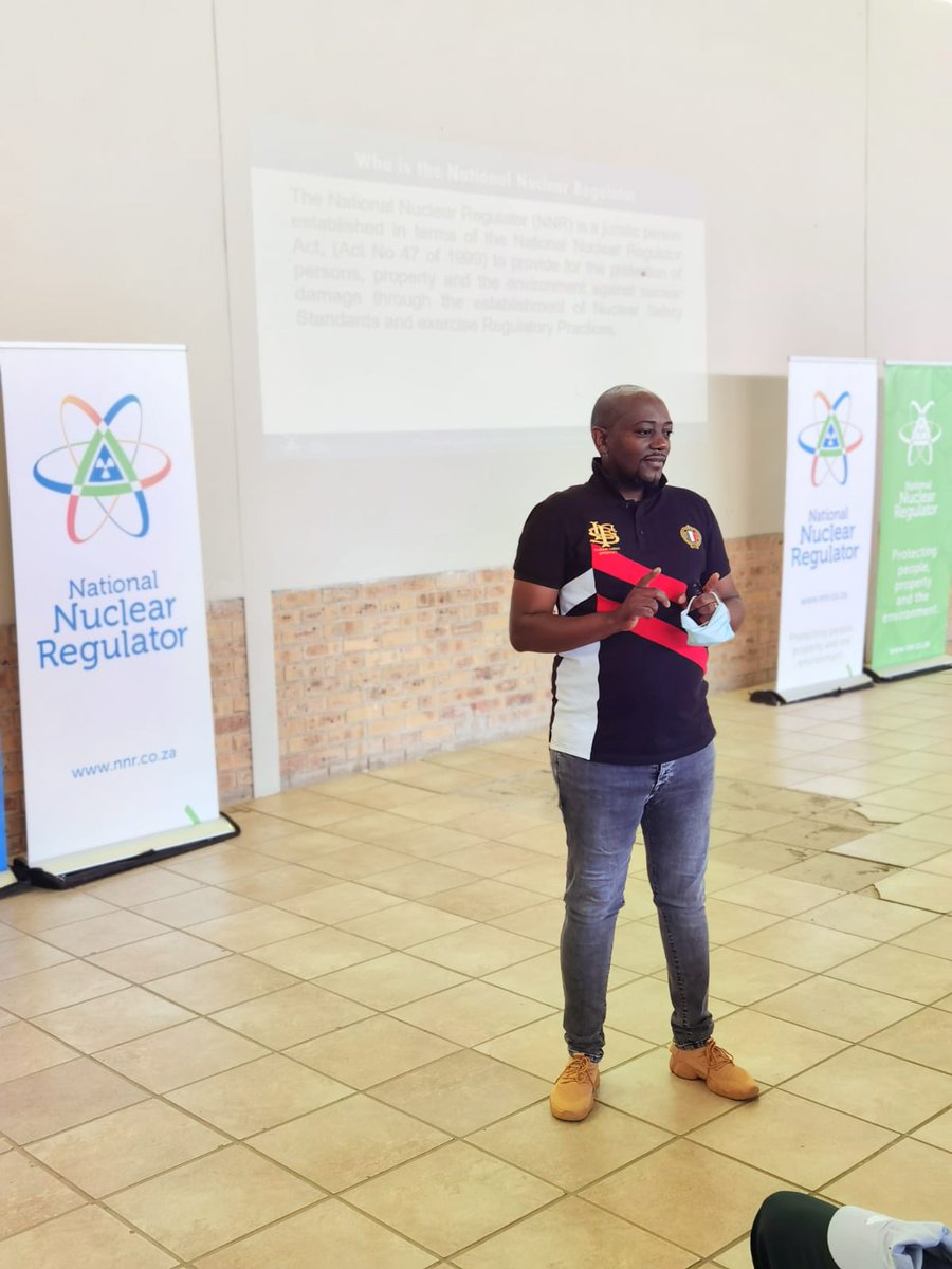 NucRegSA's tweet photo. The NNR is conducting Nuclear Safety Awareness and Career Exhibitions at Kutloanong Secondary School in Odendalsrus Kutloanong Township. https://t.co/V46jmpDxpw