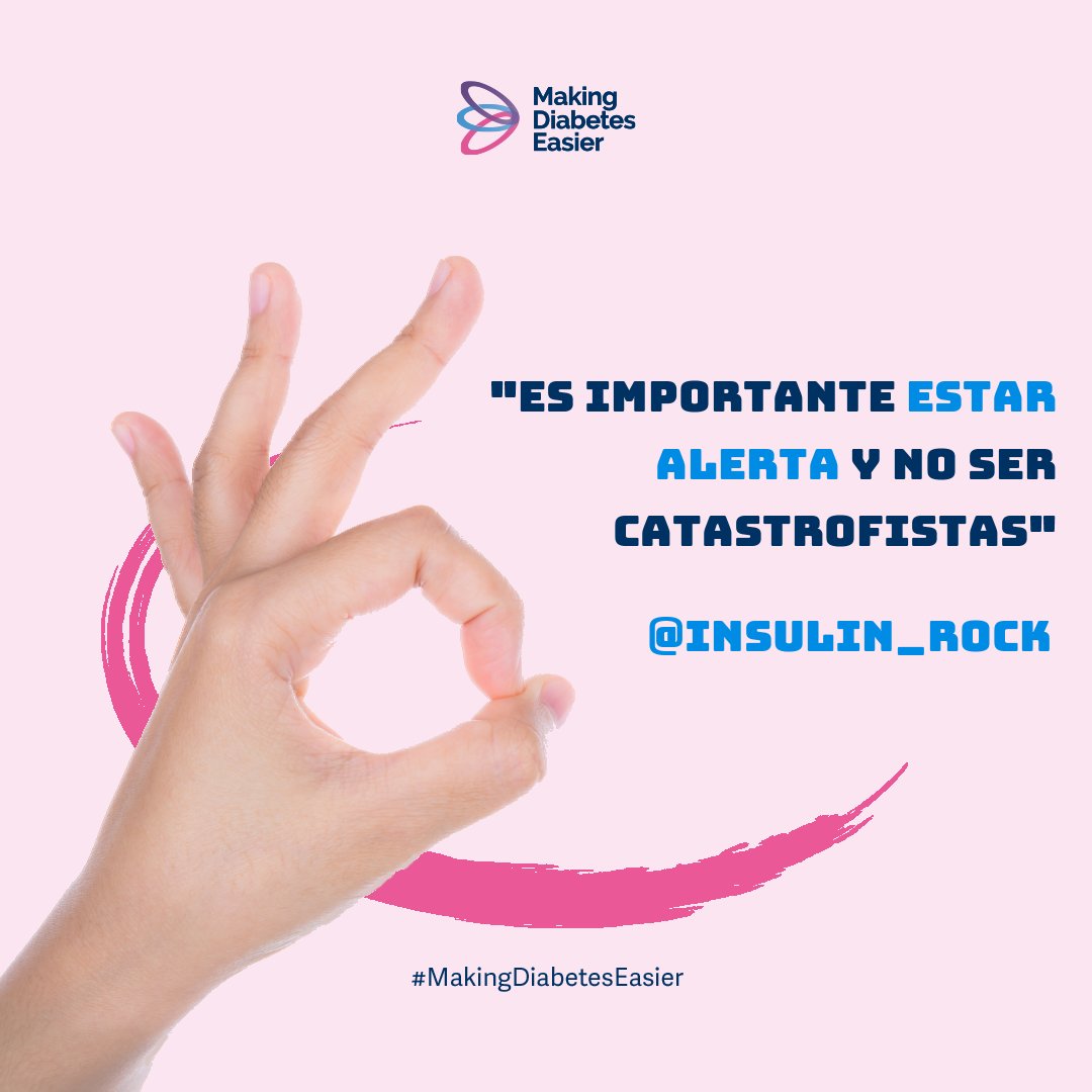 MDiabetesE_ES's tweet photo. Hoy @insulinrock nos pone un ejemplo de los que ha vivido, que nos enseña la importancia de no alarmarnos más de lo necesario.
Es importante mantener un buen control, pero no preocuparnos hasta llegar a dejar de estar tranquilos por cualquier imprevisto.
https://t.co/xcb1UAcYk9 https://t.co/qwBSMOpZJu