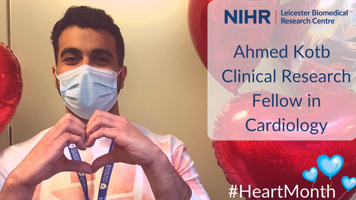 .@Ahmedkotb_91 is a clinical research fellow in cardiology. He moved from clinical practice to research 9 months ago and is now working with @andre_ng. “I believe there is so much more to learn and develop so we can provide people with the best evidence based care.” #HeartMonth