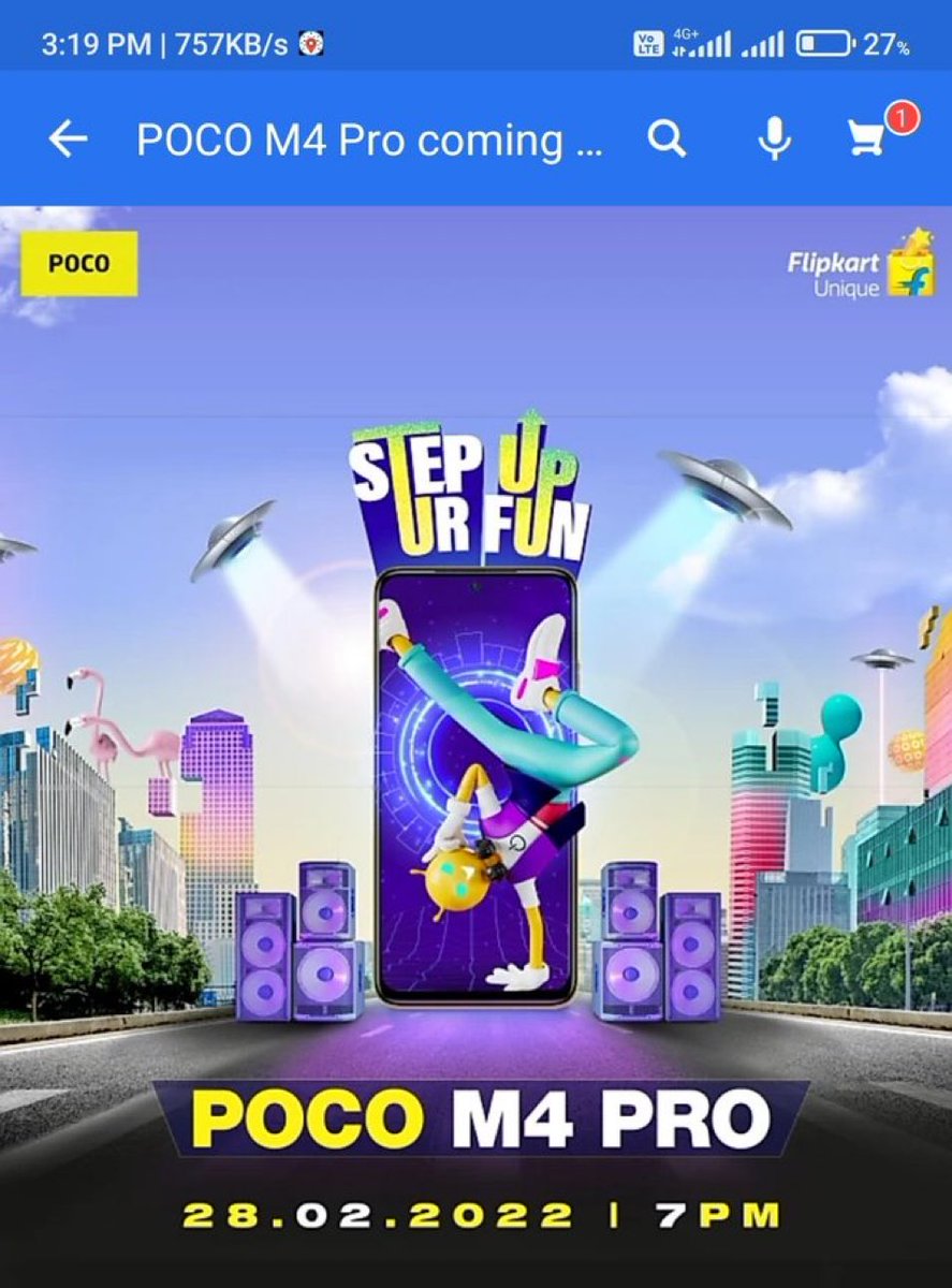ravi3dfx's tweet photo. #PocoM4Pro4G Is Going To Launching On 28 Feb 2022 Evening at 7:00 PM #Poco #PocoMSeries 😍  Get Ready!... #Flipkart Sales 😹 https://t.co/6T9lMGYnGq