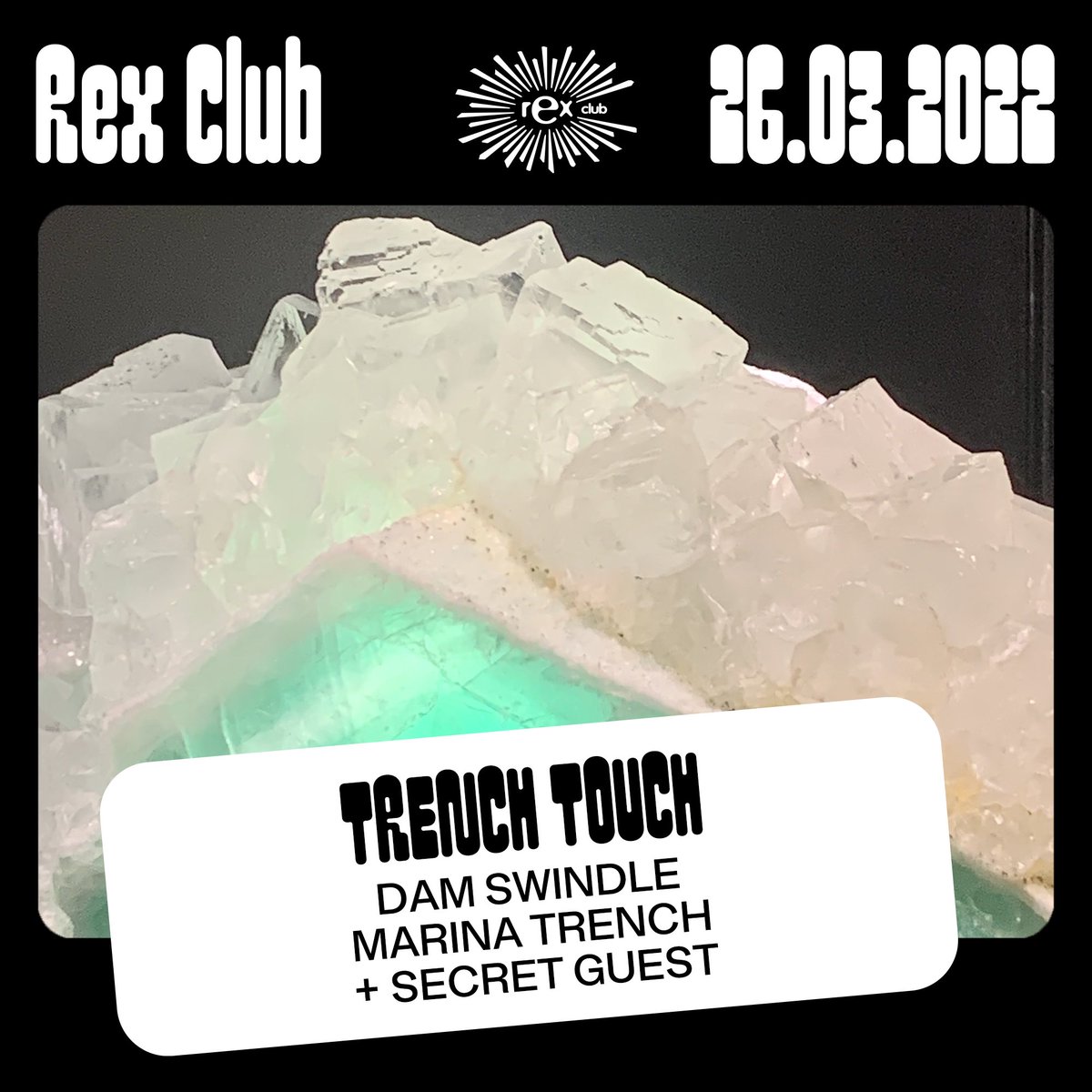 Rex Club (@rexclub) on Twitter photo On est très heureux de vous annoncer l arrivée au #RexClub de la Trench Touch , la nouvelle résidence de la super Marina Trench. Premier rendez vous le 26 Mars avec <a href="/DamSwindle/">Dam Swindle</a>.
🎟️ : shotgun.live/fr/events/tren… On est très heureux de vous annoncer l arrivée au #RexClub de la Trench Touch , la nouvelle résidence de la super Marina Trench. Premier rendez vous le 26 Mars avec <a href="/DamSwindle/">Dam Swindle</a>.
🎟️ : shotgun.live/fr/events/tren…