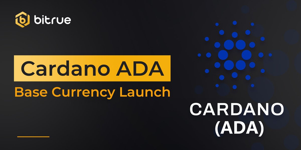 BitrueOfficial's tweet image. We are making #Cardano $ADA a base currency on Bitrue!

As the latest step in our extensive Cardano support, 9 new pairs will be launching with /ADA starting Feb 24th at 12:00 UTC. #CardanoCommunity @CardanoStiftung @Cardano 

Details - bitrue.zendesk.com/hc/en-001/arti…