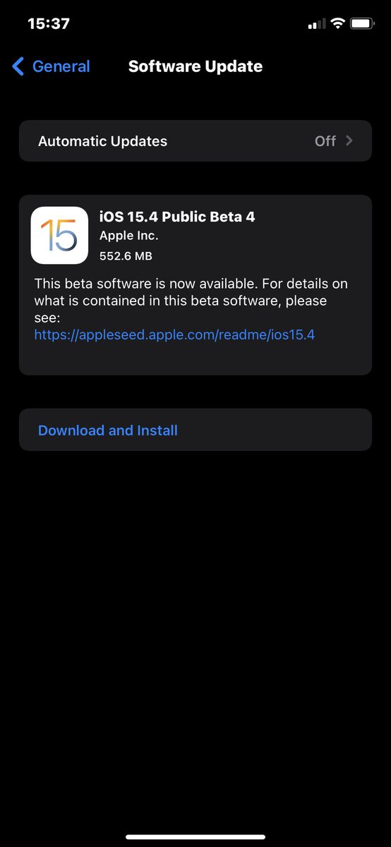 TechyMehta's tweet photo. iphone Beta testing K Liye Sign Up Tabhi karna Jab.
-Ghar me Ya Aju Baju me Free Wifi Ho 😅
Har Dusre Din Update aaa Jata hai 😒
#iphone #ios #iOS1531 #iOS15 https://t.co/flK3VBhZu0