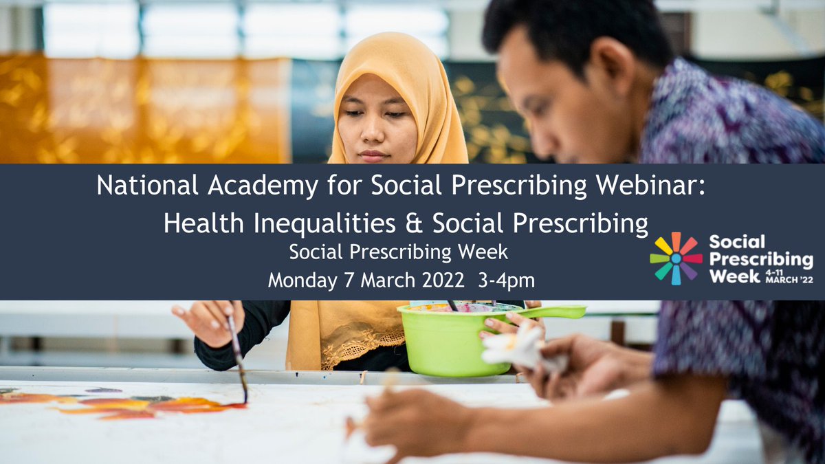NASPTweets's tweet photo. @AnnCleeves @LutonLibraries @ActiveLuton @sueball011 @libsconnected @ace_national Our next webinar is during Social Prescribing Week and will explore the role of #SocialPrescribing in the reduction of health inequalities...

Register now🔽

https://t.co/qsrfVWueQL https://t.co/aPqEeoaFRA