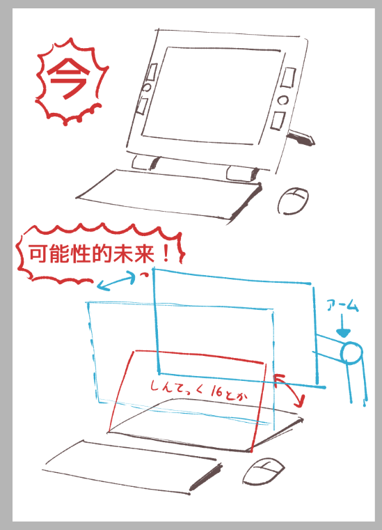 もし液タブ動かなかったらこうしてしまうぞ。いいか?ん?俺はどうなってもいんだぞ? 